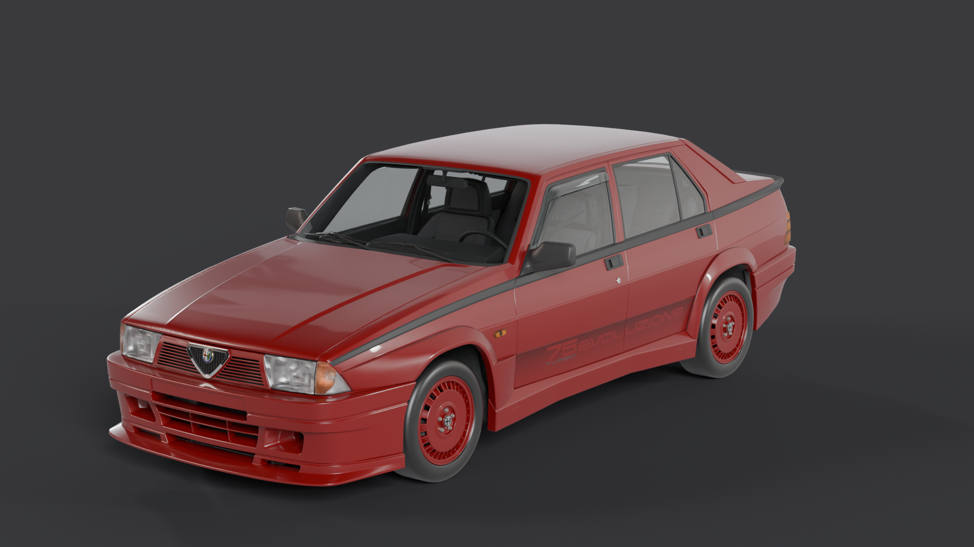 Alfa Romeo 75 Turbo EVO — Trois-quarts avant