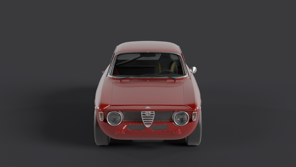 Alfa Romeo Giulia GTA Sprint en rotation