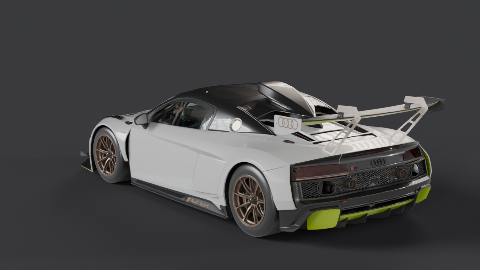 Audi R8 LMS GT2 — Trois-quarts arrière