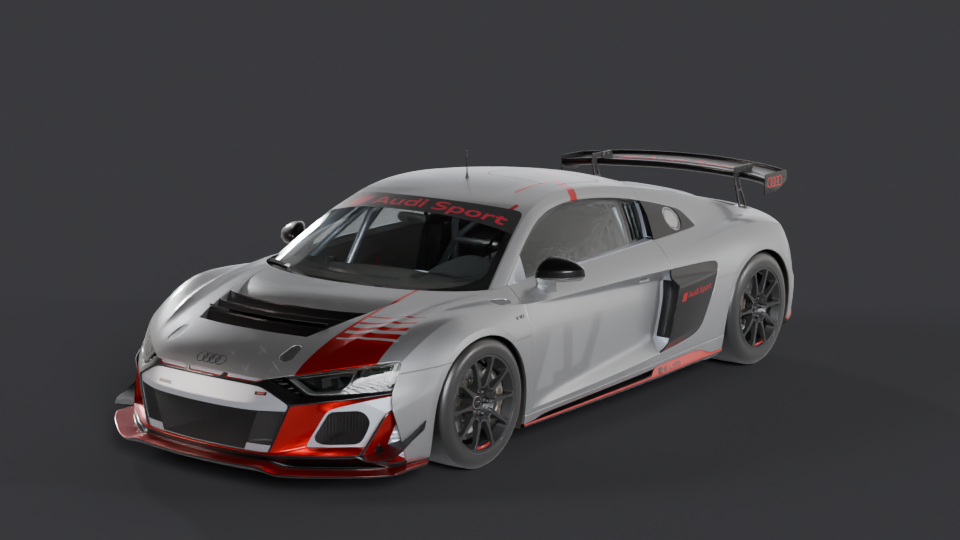 Audi R8 LMS GT4 EVO — Trois-quarts avant