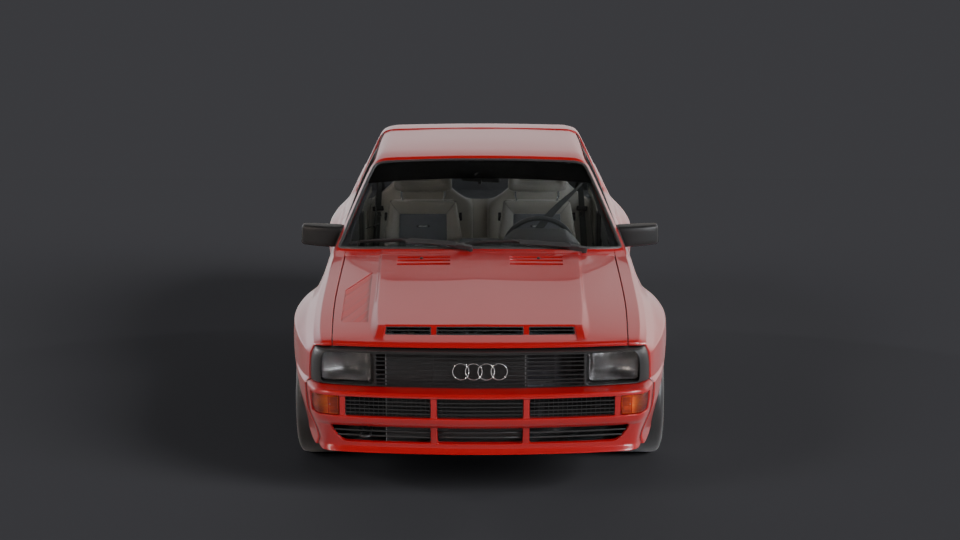 Audi Sport Quattro en rotation