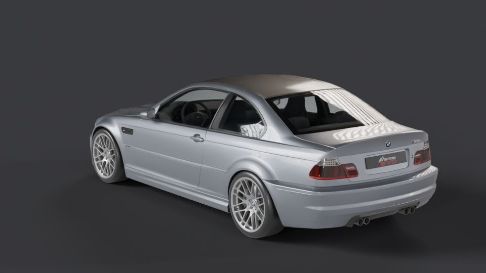 BMW M3 E46 CSL — Trois-quarts arrière