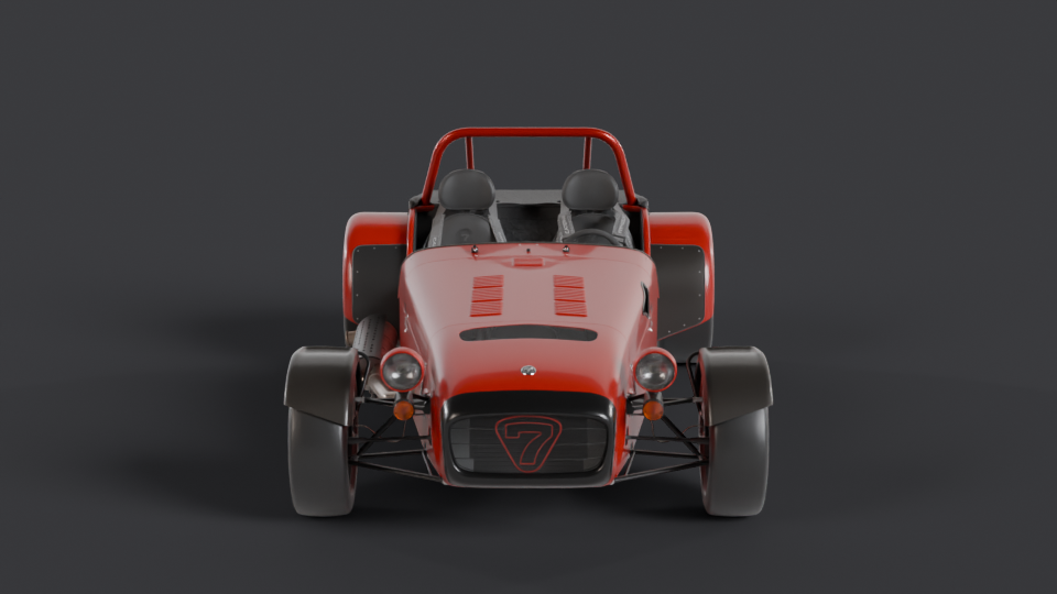 Caterham 485 CSR en rotation