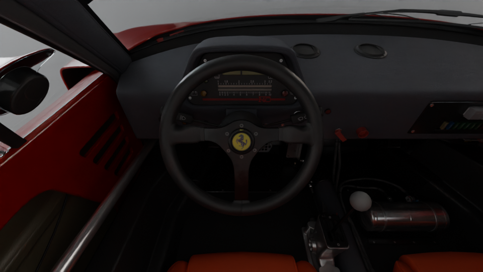 Ferrari F40 LM — Intérieur
