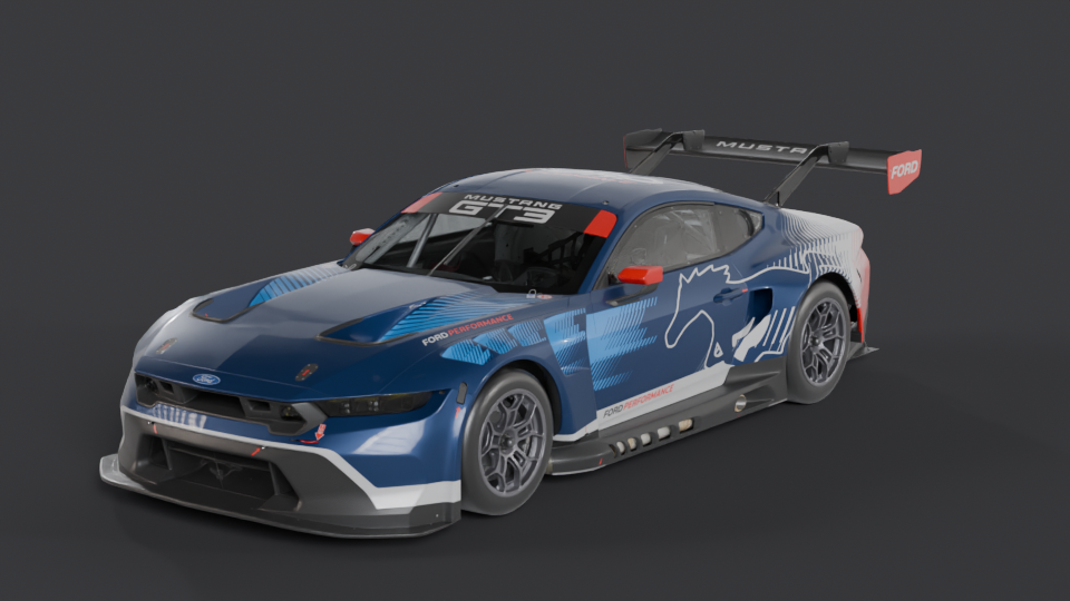 Ford Mustang GT3 — Trois-quarts avant