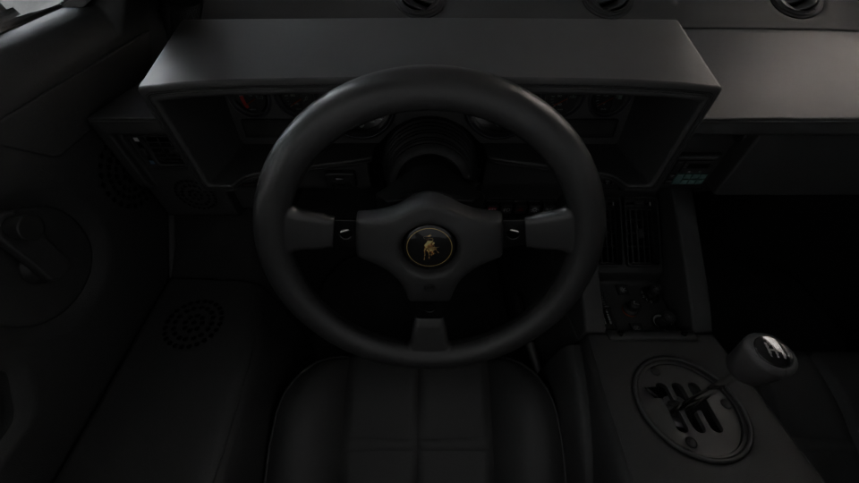 Lamborghini Countach — Intérieur