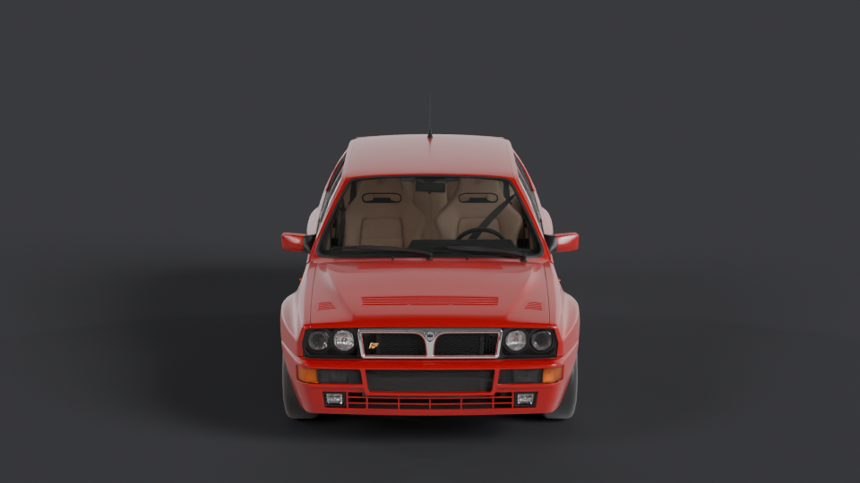 Lancia Delta HF Integrale EVO II en rotation