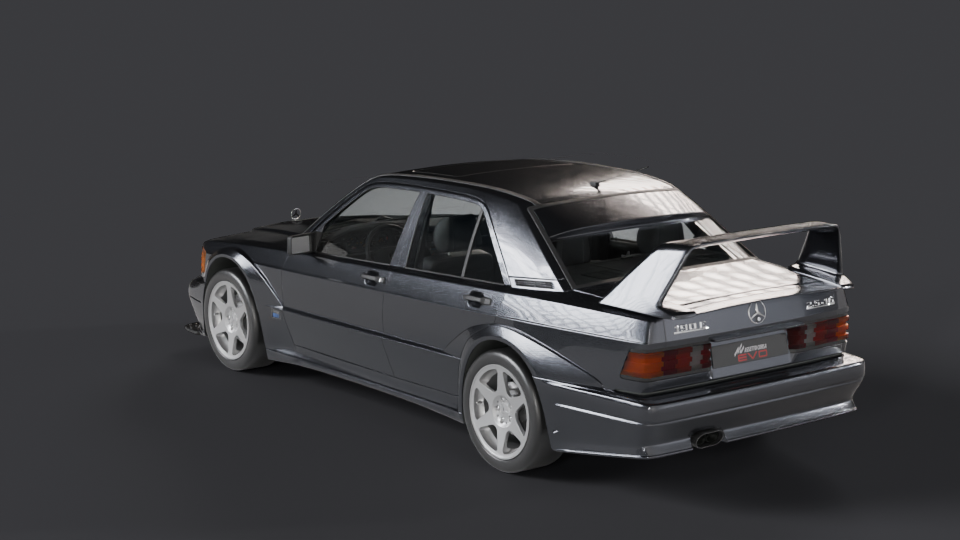 Mercedes 190E EVO II — Trois-quarts arrière