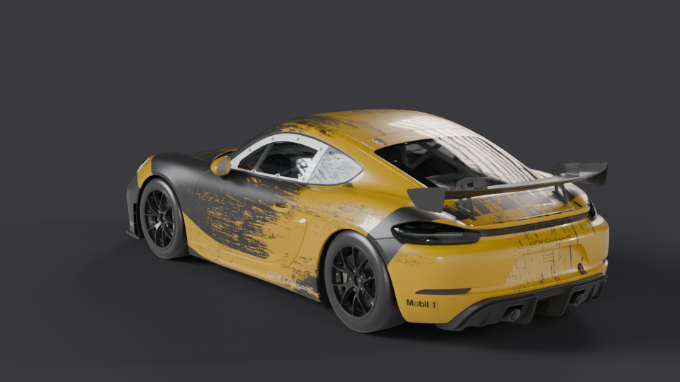 Porsche 718 Cayman GT4 CS MR — Trois-quarts arrière