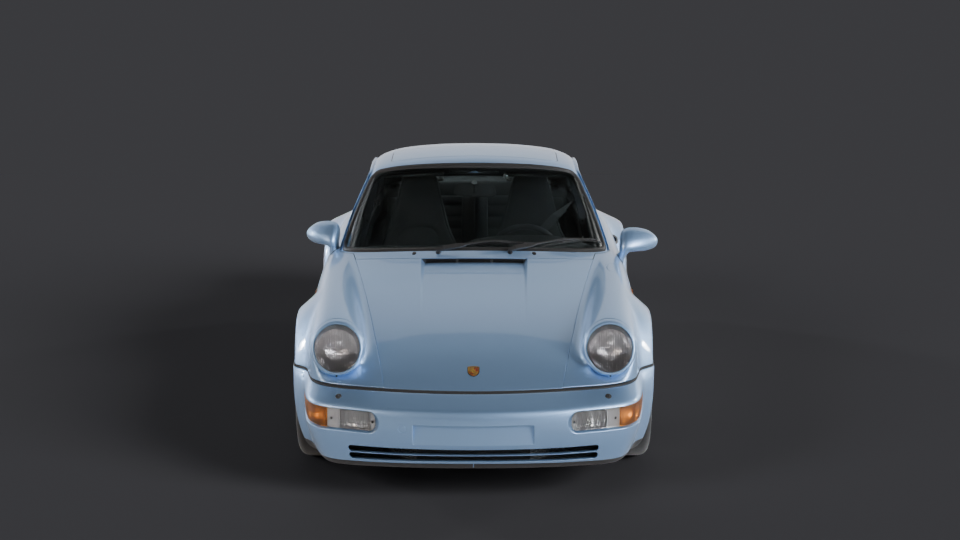 Porsche 964 Turbo 3.6 en rotation