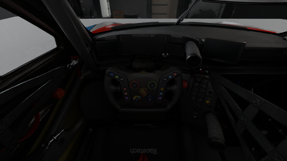 Porsche 992 GT3 R Rennsport — Intérieur