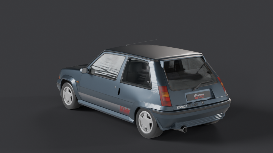 Renault 5 GT Turbo — Trois-quarts arrière