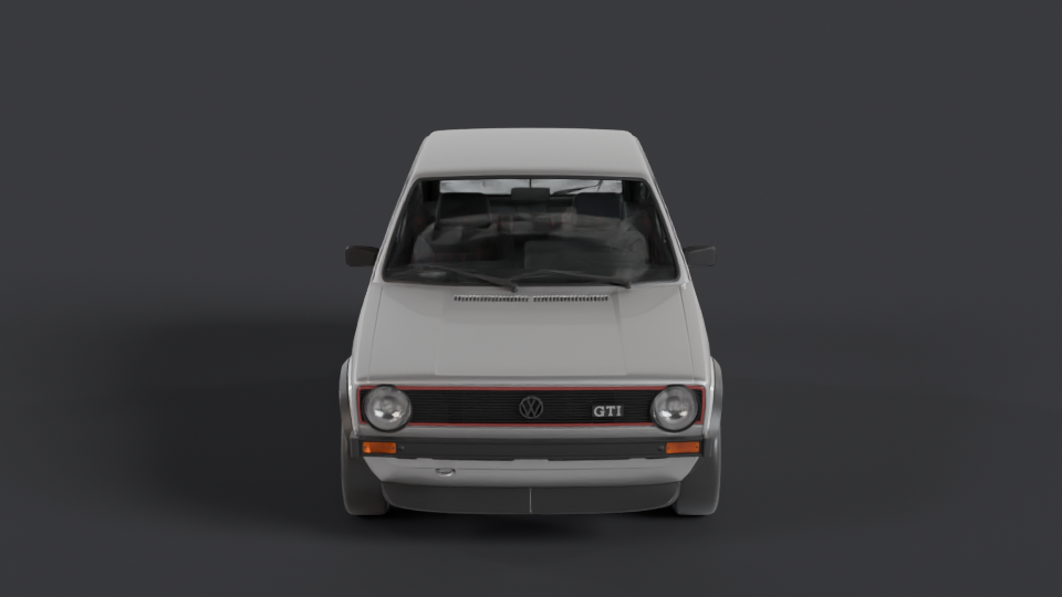 Volkswagen Golf GTI MK1 en rotation