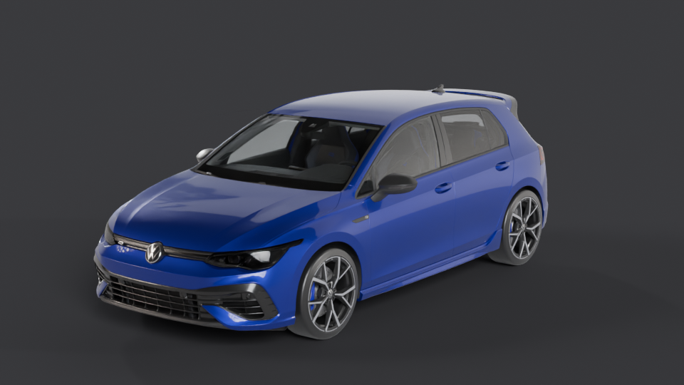 Volkswagen Golf R MK8 — Trois-quarts avant