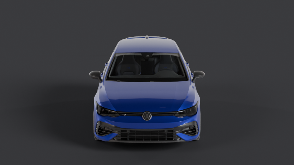 Volkswagen Golf R MK8 en rotation